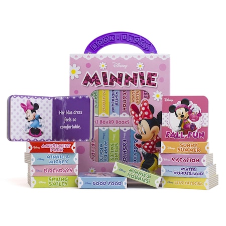 Pi Kids My First Library Minnie Mouse, 12 Books 9781450844093